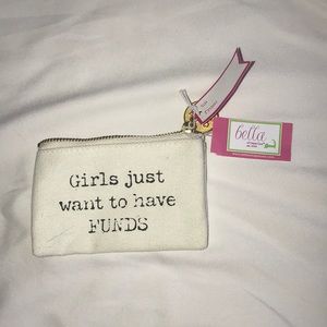 Cupcakes & Cartwheels Bella coin pouch